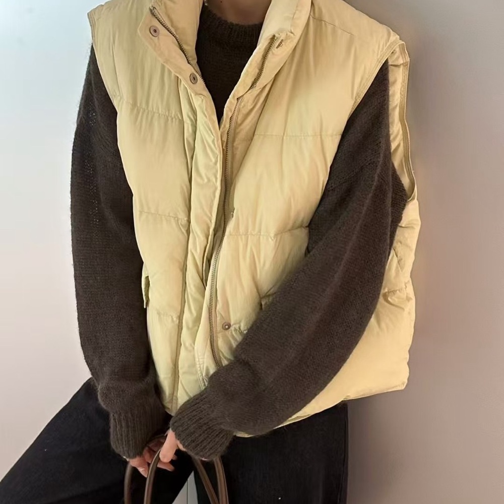 Korean style slim fit versatile fashion vest